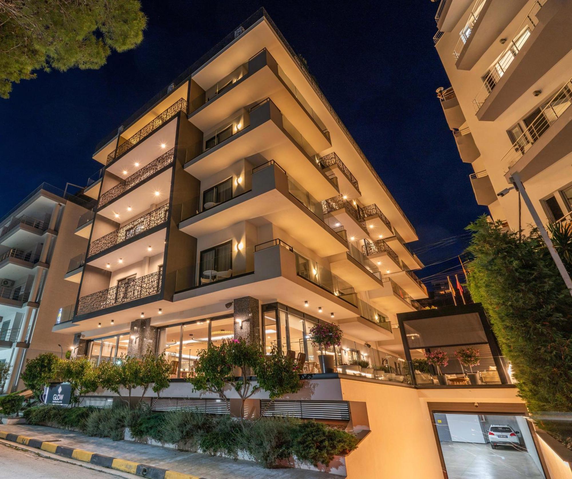 Glow Boutique Hotel & Suites Sarandë Exterior foto